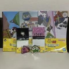 一番くじ　ケロロ軍曹I賞5点、J賞2点