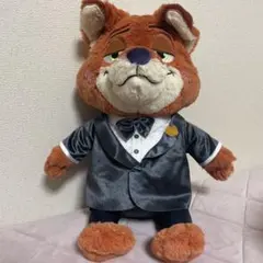 ズートピア　ニック　ぬいぐるみ　タキシード
