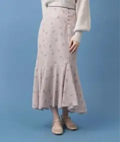 レトロブーケプリントスカート　※サイズ確認中