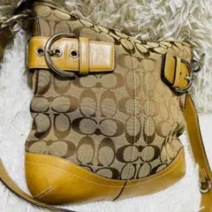 コーチ COACH シグネチャー ソーホー ショルダーバッグ ベージュ