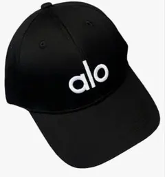 alo 黒 ベースボールキャップ