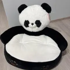 新品未使用】 ふわふわパンダさん おすわりクッション - メルカリ