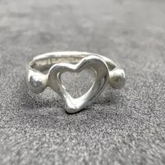 TIFFANY ティファニー オープンハート 925刻印 7号 保存袋 スペイン