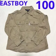 EASTBOY 長袖シャツ 100cm ベージュ