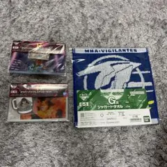 一番くじ ヴィジランテ G賞 ジャガードタオル H賞 ジッパーバッグ&ステッカー