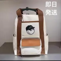 ホワイト　バッグ　リュック　マルボンゴルフ MALBON GOLFのサムネイル