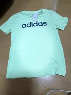 【新品未使用品】adidas Tシャツ ライトグリーン 160cm