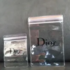 Dior 透明ポーチ 2点セット