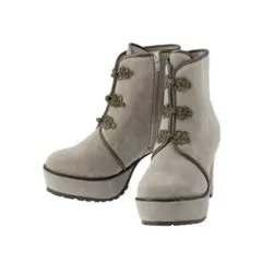 merry jenny（メリージェニー） チャイナブーツ　ベージュ　オリーブ