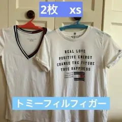 お値下げ　TOMMY HILFIGER 半袖Tシャツ 2枚セット　XS