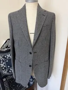 最終値下げ】メゾンスペシャル麻混 グレンチェック セットアップ 