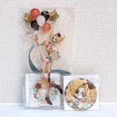 GiGO限定 第五人格 アクリルスタンド 缶バッジ フラバルー 3点セット