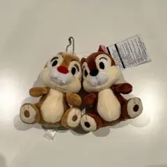 チップとデール ぬいぐるみバッジ