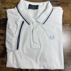 値下げ⭕️FRED PERRY ホワイト ポロシャツ L