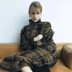 タイムセール❣️新品タグ付❤︎ZARA❤︎ チェック柄ジャカードニットセーター