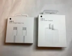 Apple USB-C 60W充電ケーブルと20Wアダプターセット 新品