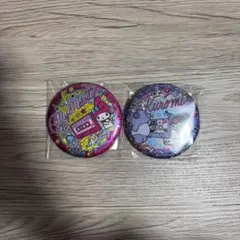 Ｋ*様 サンリオキャラクターズキラキラBIG缶バッジ2 クロミ マイメロ