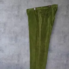 CHERVO コーデュロイパンツ オリーブグリーン