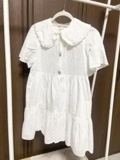 ZARA ザラ 襟 レース ワンピース チュニック