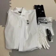 立襟ドレスシャツ　小物6点セット