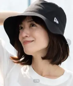 NEW ERA ブラック バケットハット