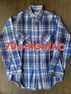 り*ん様 BIG MAC ネルシャツ　70s Big Mac “ old flannel shirt 70's . size L ¥7.900- (税込