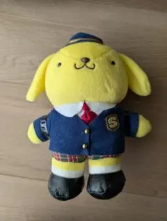 ポムポムプリンカフェ限定 制服 ボールチェーン ぬいぐるみ マスコット