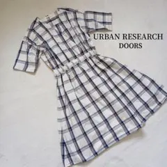 URBAN RESEARCH DOORS　カシュクール　膝丈ワンピース