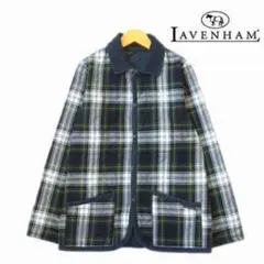 ラベンハム キルティング ジャケット チェック 中綿 ブルゾン アウター 36