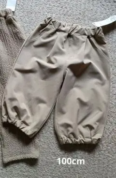 かなまるさま専用ベージュ 七分丈パンツ 100cm