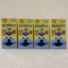 パペットスンスン キラキラダイカットステッカーセット 4個セット