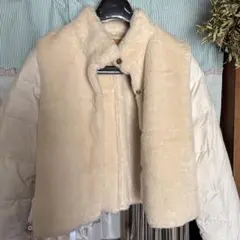 ENRICODOMANI ムートン風ショートジャケット