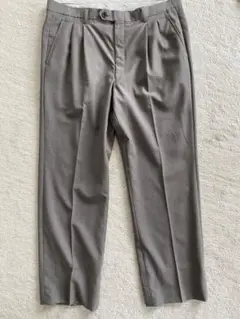 ウールブレンド グレー スラックス