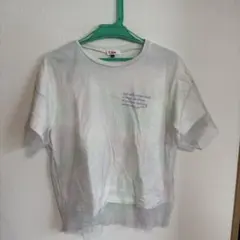 Finklatte 透け感ホワイトTシャツ M