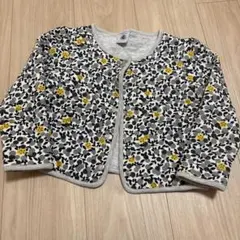 プチバトー　キルトカーディガン110