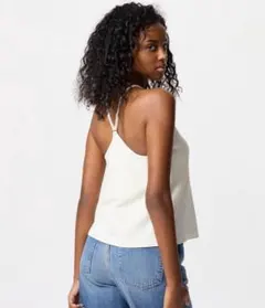 クレープジャージーブラキャミソール