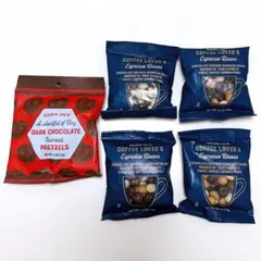 トレーダージョーズ ダークチョコプレッツェル エスプレッソビーンズ 豆チョコ