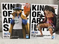 【新品未開封】ワンピースKING OF ARTIST（サボ/ルフィ）フィギュア