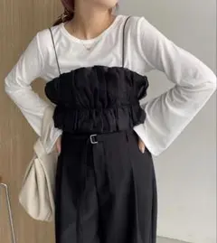 カプリシュレマージュ　【ビスチェのみ】フリルビスチェロンT