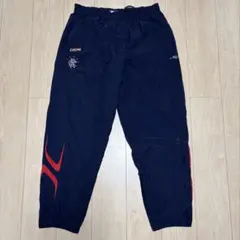 CARLING ロゴ ナイロンパンツ ネイビー