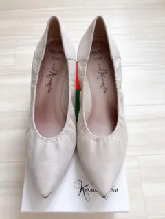 ギンザカネマツ　ミススレンダー　アクアベル　パンプス23.5cm