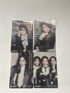 MISAMO PLAY タワーレコード　クリアトレカ　4種　ミナ サナ モモ　③