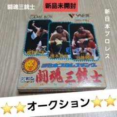 【新品未開封】新日本プロレスリング 闘魂三銃士