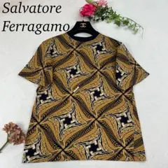 J739 美品 S サルヴァトーレフェラガモ 定価5万 カットソー レディース
