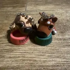 THE DOG ミニフィギュア 2体　2003年　レトロ