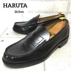 美品【ハルタ】ARVIN コインローファーMK8B 6550♡ブラック 26.5