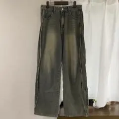 vintage ウォッシュドワイドデニムパンツ y2kのサムネイル