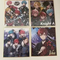 騎士A KnightA ばぁうくん　色紙　セット