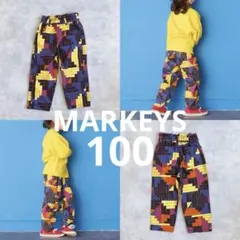 【MARKEYS】BIGFIRLDツイルハイウエストフリルパンツ