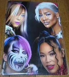 カイリ・セイン、ASUKA 、ジェイド・カーネギル、ビアンカブレア　ポートレート